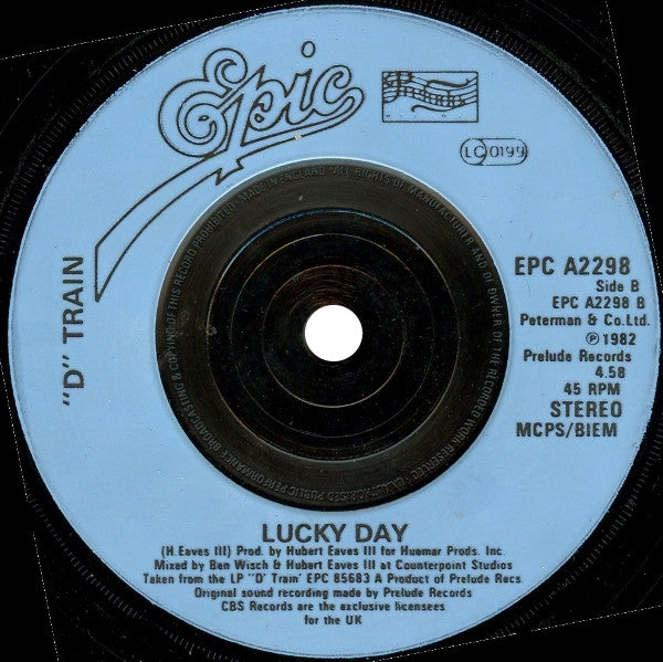 D-Train : Walk On By (7", Single)