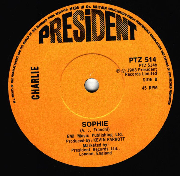 Charlie (19) : Our Earth (7", Single)