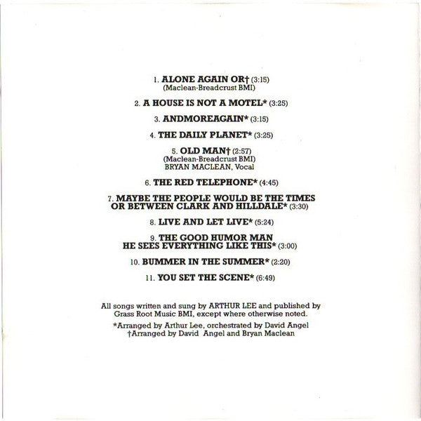 Love : Forever Changes (CD, Album, RE)