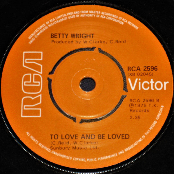 Betty Wright : Ooola La (7", Single)