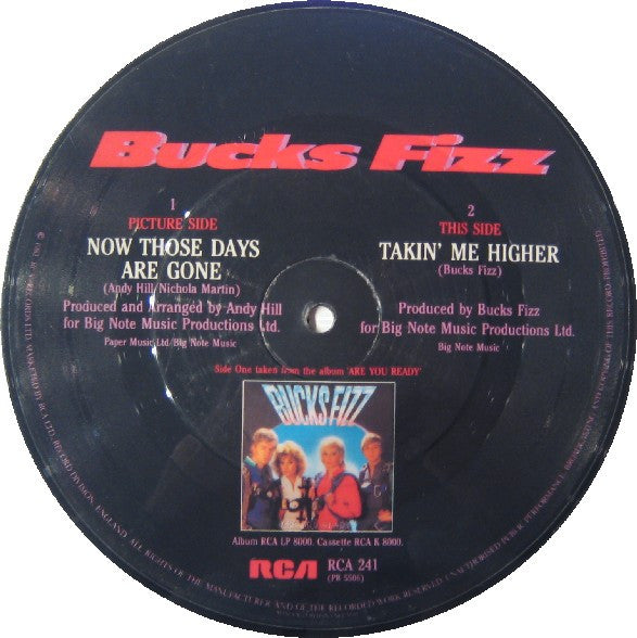Bucks Fizz : Now Those Days Are Gone (7", Single, Pic)
