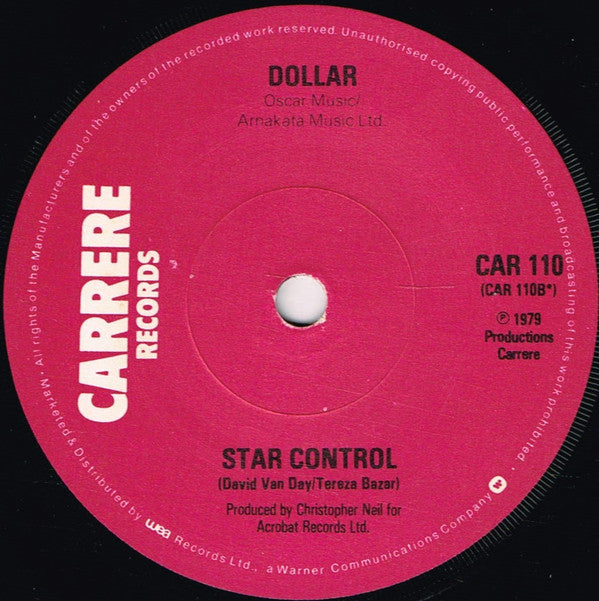 Dollar : Who Were You With In The Moonlight (7", Single)