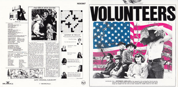 Jefferson Airplane : Volunteers (CD, Album, RE, RM, RP)