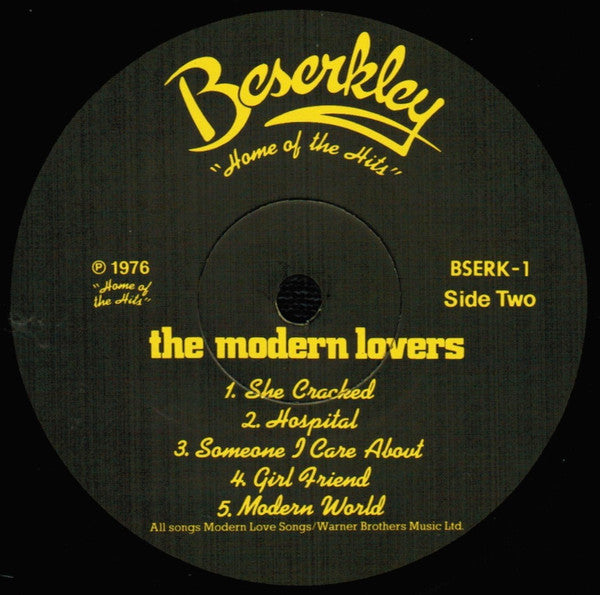 The Modern Lovers : The Modern Lovers (LP, Album)