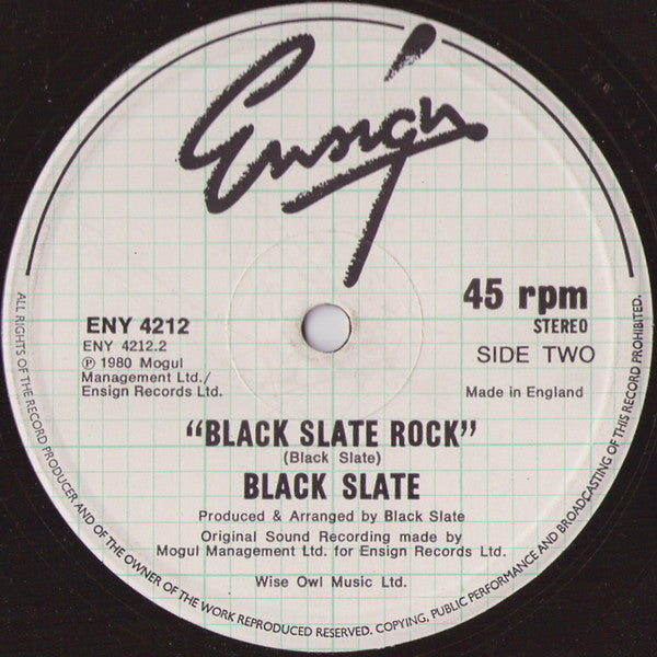 Black Slate : Amigo / Black Slate Rock (12")