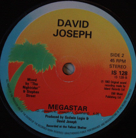 David Joseph : Be A Star (7")