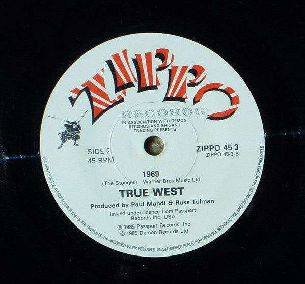 True West : Shot You Down / 1969 (7", Single)