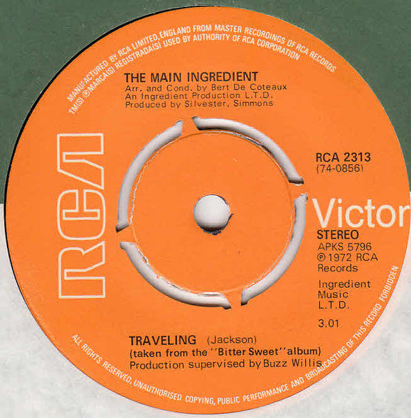The Main Ingredient : You've Got To Take It (If You Want It) (7", Single, 4-p)