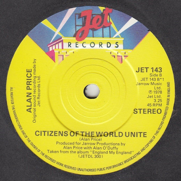 Alan Price : England My England (7")