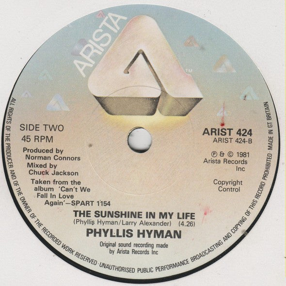 Phyllis Hyman : You Sure Look Good To Me (7", Single)