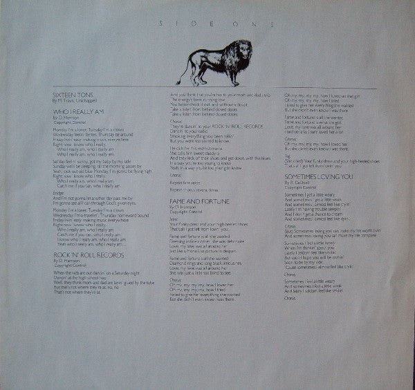 The Don Harrison Band : The Don Harrison Band (LP, Album)