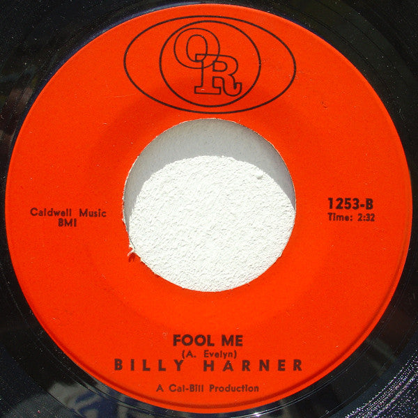 Billy Harner : She's Almost You (7")