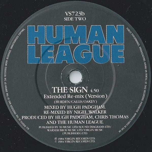 The Human League : Louise (7", Single, Mat)
