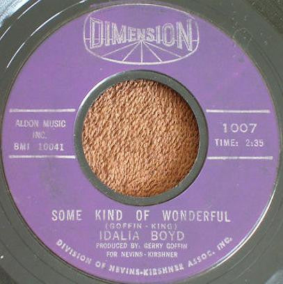 Idalia Boyd : Hula Hoppin' / Some Kind Of Wonderful (7", Single)
