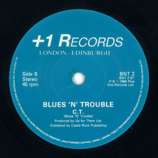 Blues 'N' Trouble : Mystery Train / C.T. (7", Single)