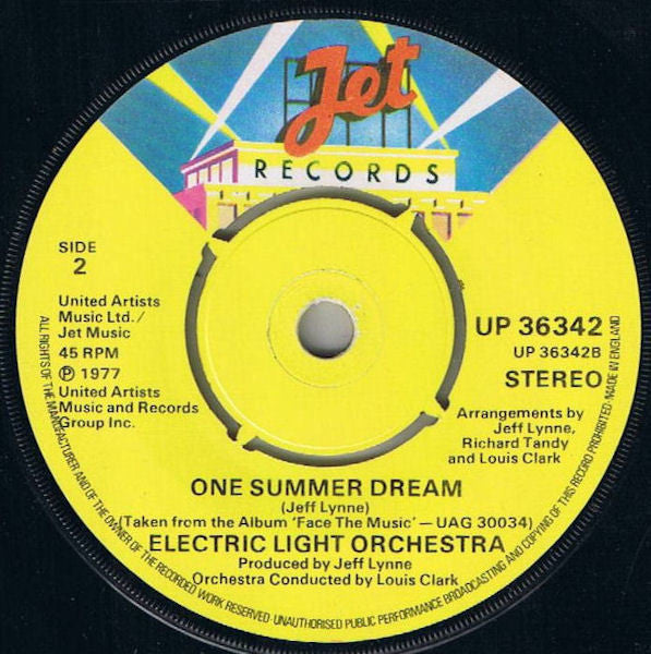 Electric Light Orchestra : Mr. Blue Sky (7", Single, 4 P)