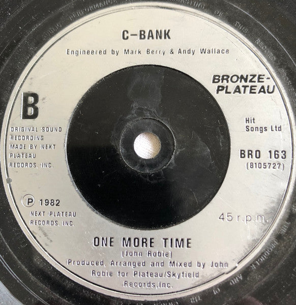C-Bank Featuring Jenny Burton : One More Shot (7")
