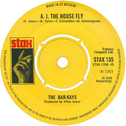 Bar-Kays : Midnight Cowboy (7", Single, 4 P)