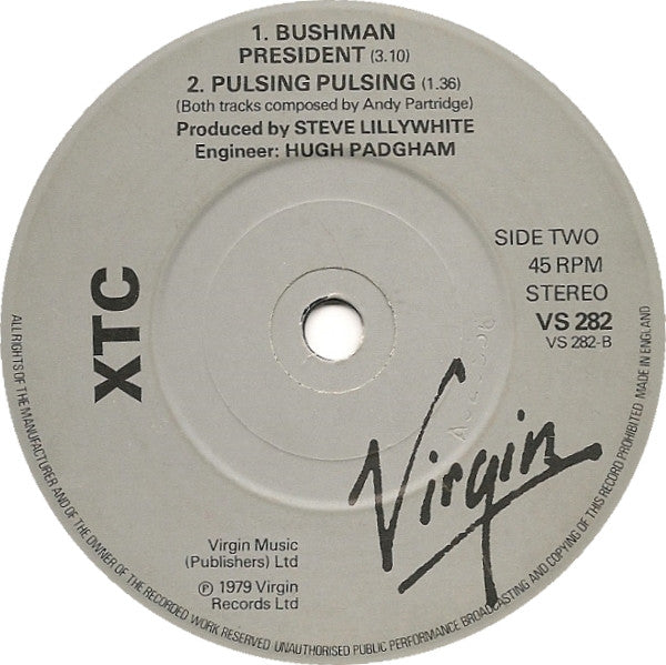 XTC : Making Plans For Nigel (7", Single, Pla)