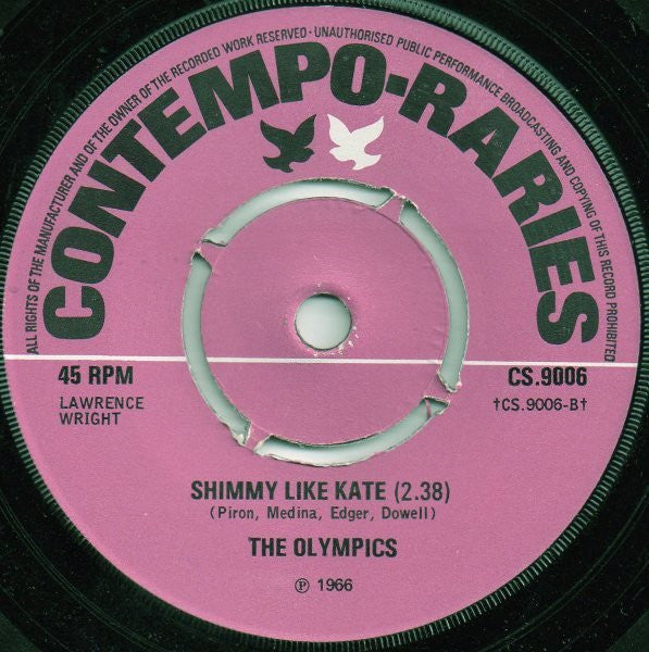 The Olympics : Western Movies (7", RE, Pus)