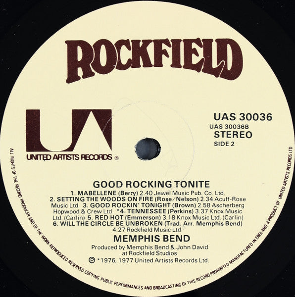 Memphis Bend : Good Rocking Tonite (LP, Album)