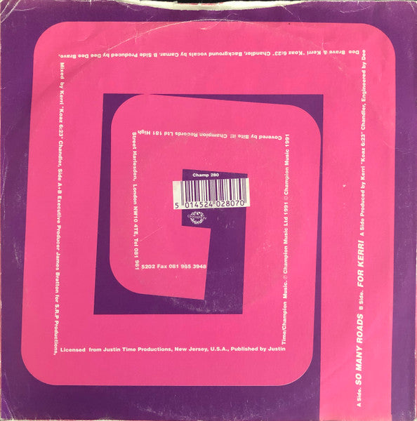 Dee Dee Brave : So Many Roads (7", Sil)