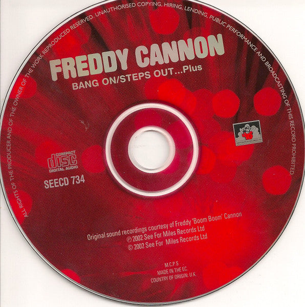 Freddy Cannon : Bang On / Steps Out...plus (CD, Album, Comp, RM)