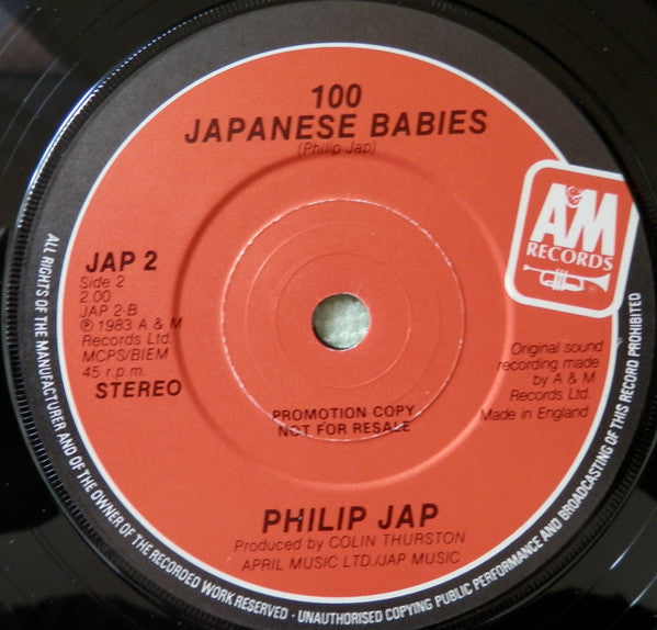 Philip Jap : Red Dogs (7", Single, Promo)