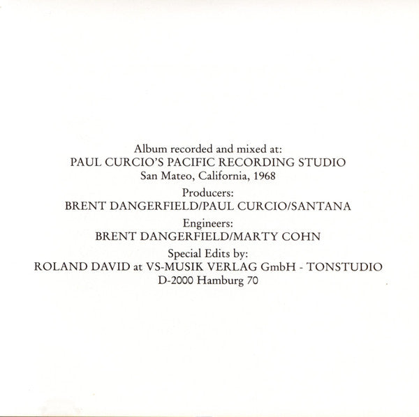 Santana : The Original Album (CD, Comp, RE)