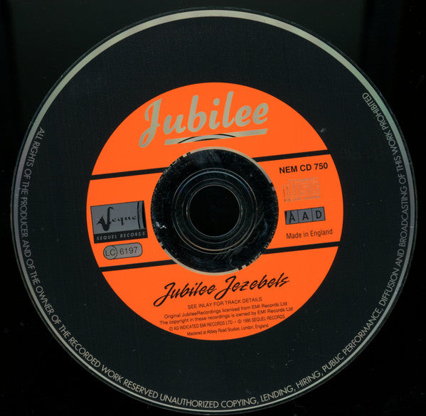 Various : Jubilee Jezebels (CD, Comp)