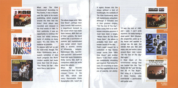The Kinks : The Kink Kontroversy (CD, Album, Mono, RE, RM, Del)