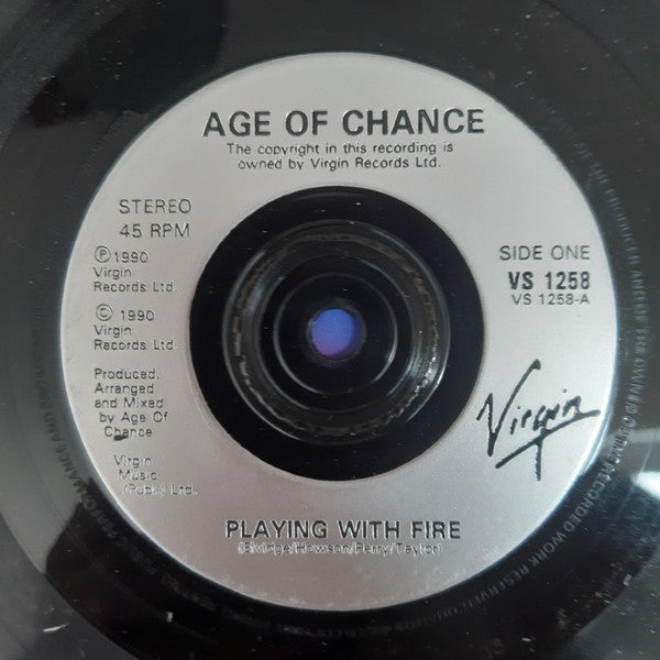 Age Of Chance : Playing With Fire (7")