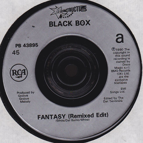 Black Box : Fantasy (Remixed) (7", Single, Sil)