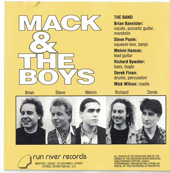 Mack And The Boys : Mack &The Boys (CD)