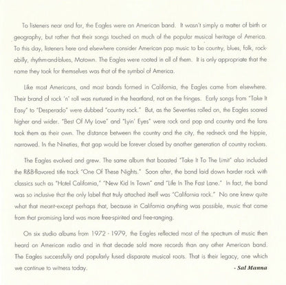 Eagles : Hell Freezes Over (CD, Album, RP, Dis)