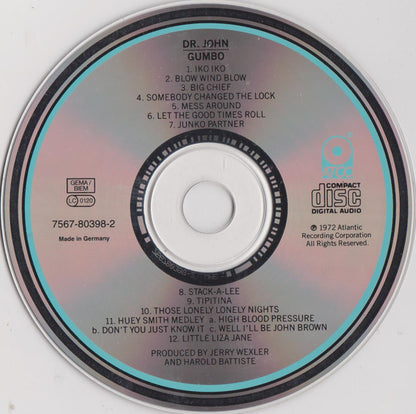 Dr. John : Dr. John's Gumbo (CD, Album, RE, RM)