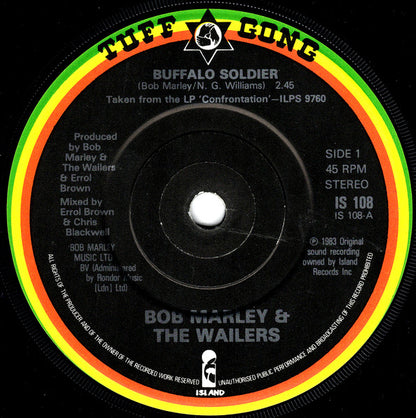 Bob Marley & The Wailers : Buffalo Soldier (7", Single, Sol)