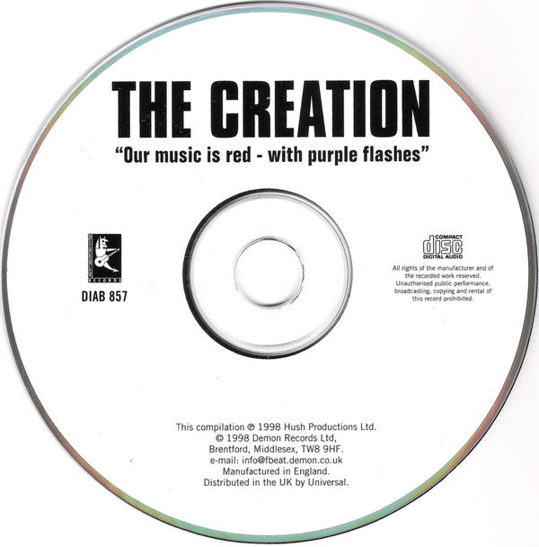 The Creation (2) : Our Music Is Red - With Purple Flashes (CD, Comp)