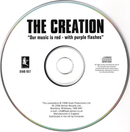 The Creation (2) : Our Music Is Red - With Purple Flashes (CD, Comp)
