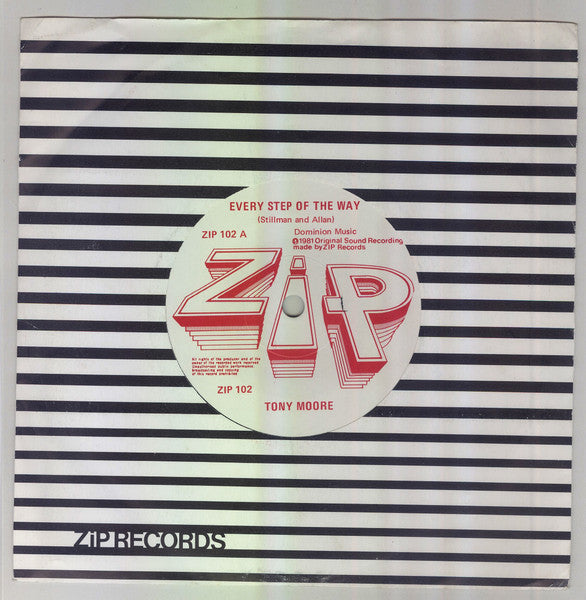 Tony Moore (34) : Every Step Of The Way (7", Single)