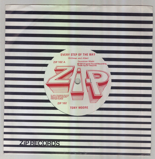 Tony Moore (34) : Every Step Of The Way (7", Single)