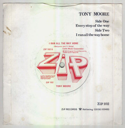 Tony Moore (34) : Every Step Of The Way (7", Single)