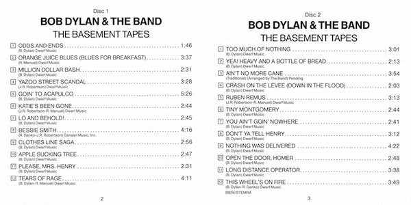 Bob Dylan & The Band : The Basement Tapes (2xCD, Album, RE, RP)