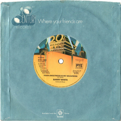 Barry White : Just The Way You Are (7", Single, Sol)