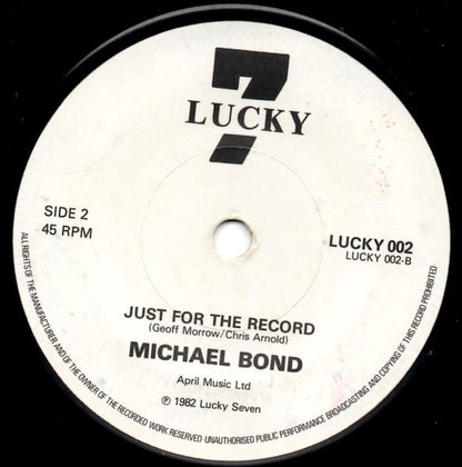 Michael Bond (4) : Julietta / Just For the Record (7", Single)