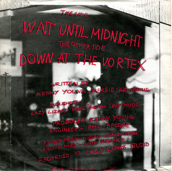 Yellow Dog : Wait Until Midnight (7", Single)