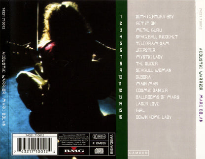Marc Bolan : Acoustic Warrior (CD, Comp, RE)