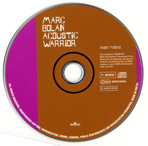 Marc Bolan : Acoustic Warrior (CD, Comp, RE)