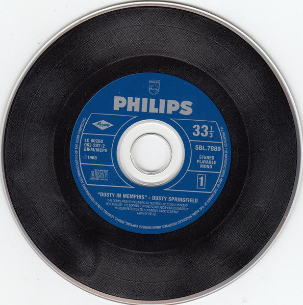 Dusty Springfield : Dusty In Memphis (CD, Album, Mono, RE, RM, Uni)