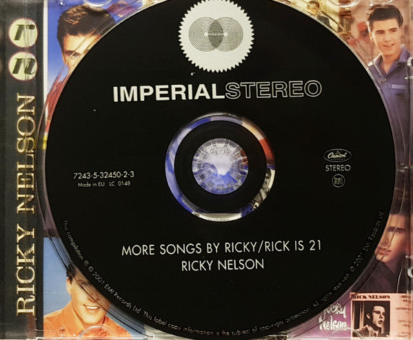 Ricky Nelson (2) : More Songs By Ricky / Rick Is 21 (CD, Comp, RM)